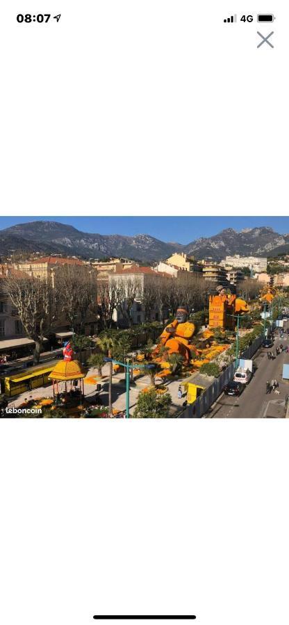 Menton Centre Vue Imprenable Sur Mer Et Jardin Bioves Dış mekan fotoğraf