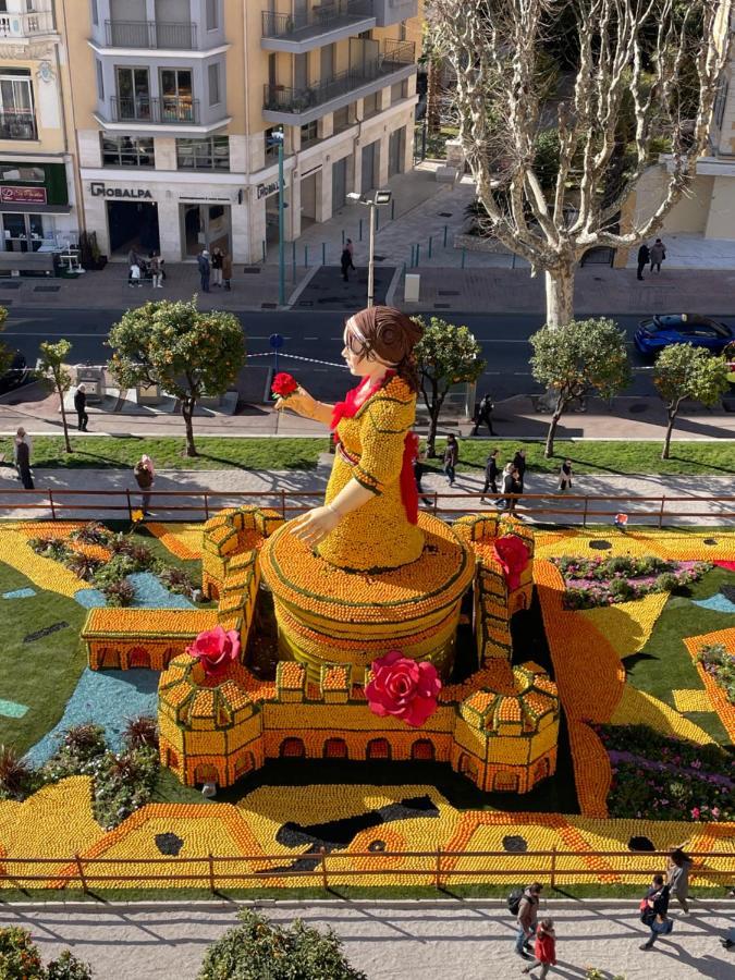 Menton Centre Vue Imprenable Sur Mer Et Jardin Bioves Dış mekan fotoğraf