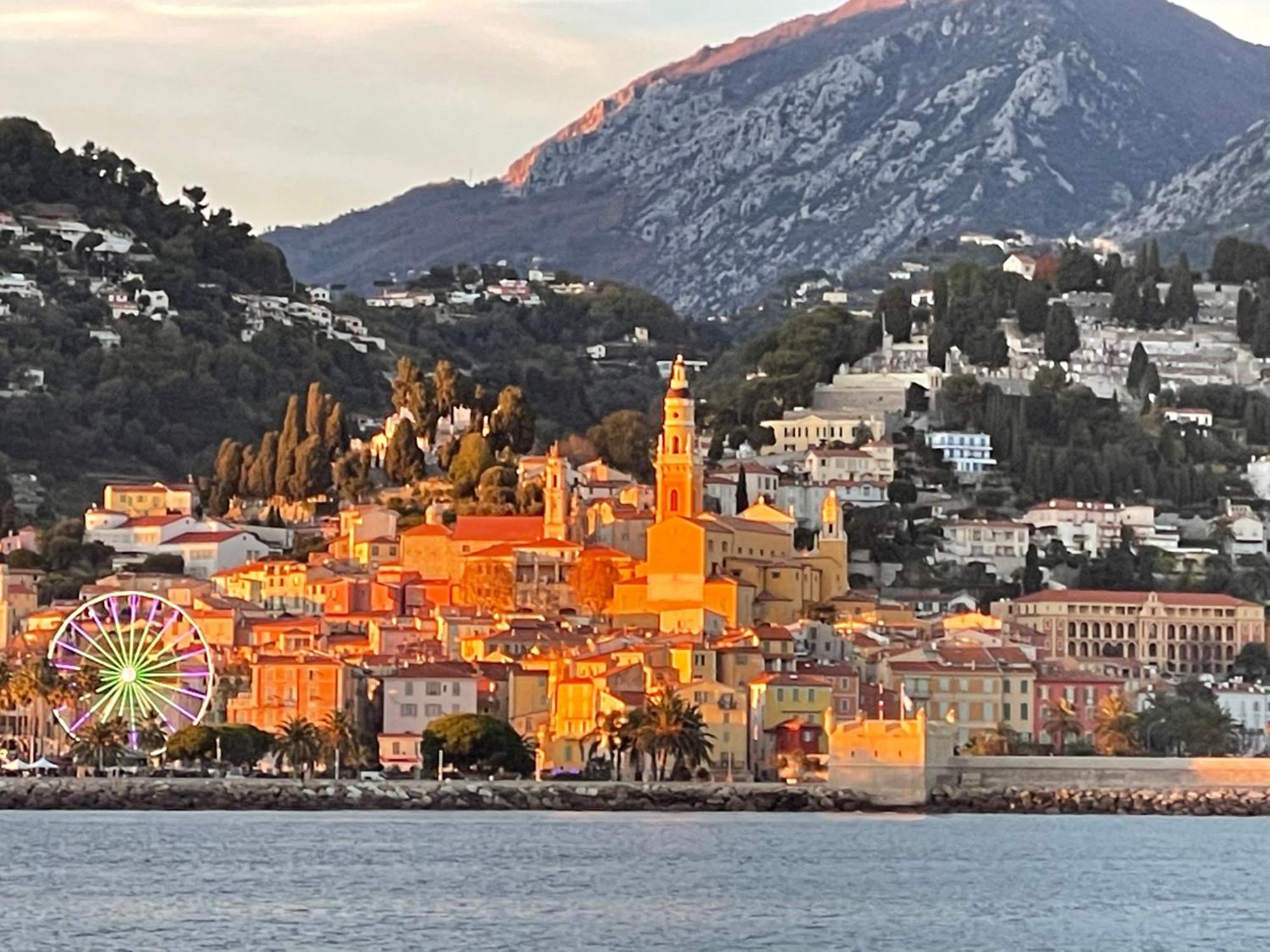 Menton Centre Vue Imprenable Sur Mer Et Jardin Bioves Dış mekan fotoğraf