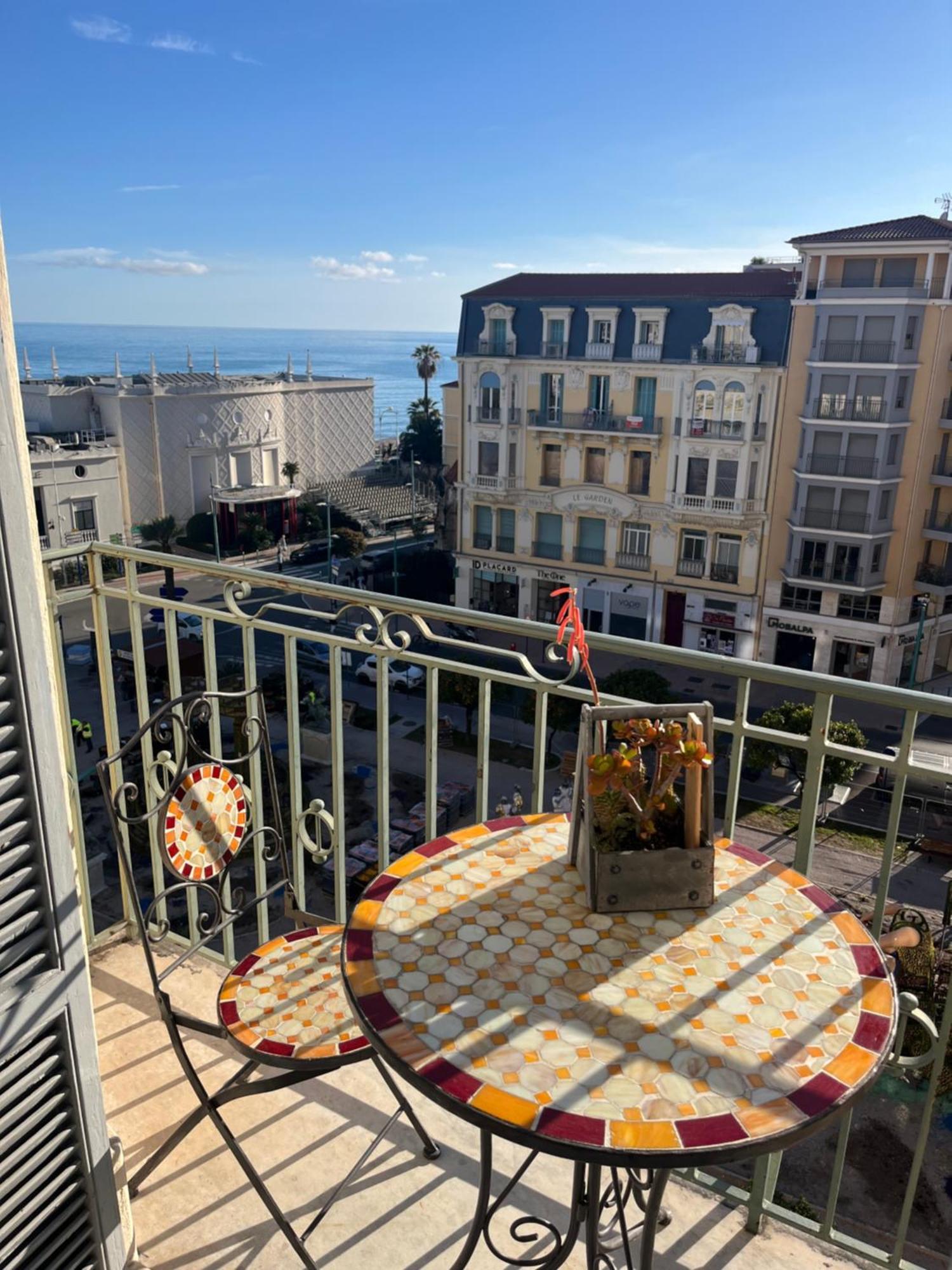 Menton Centre Vue Imprenable Sur Mer Et Jardin Bioves Dış mekan fotoğraf
