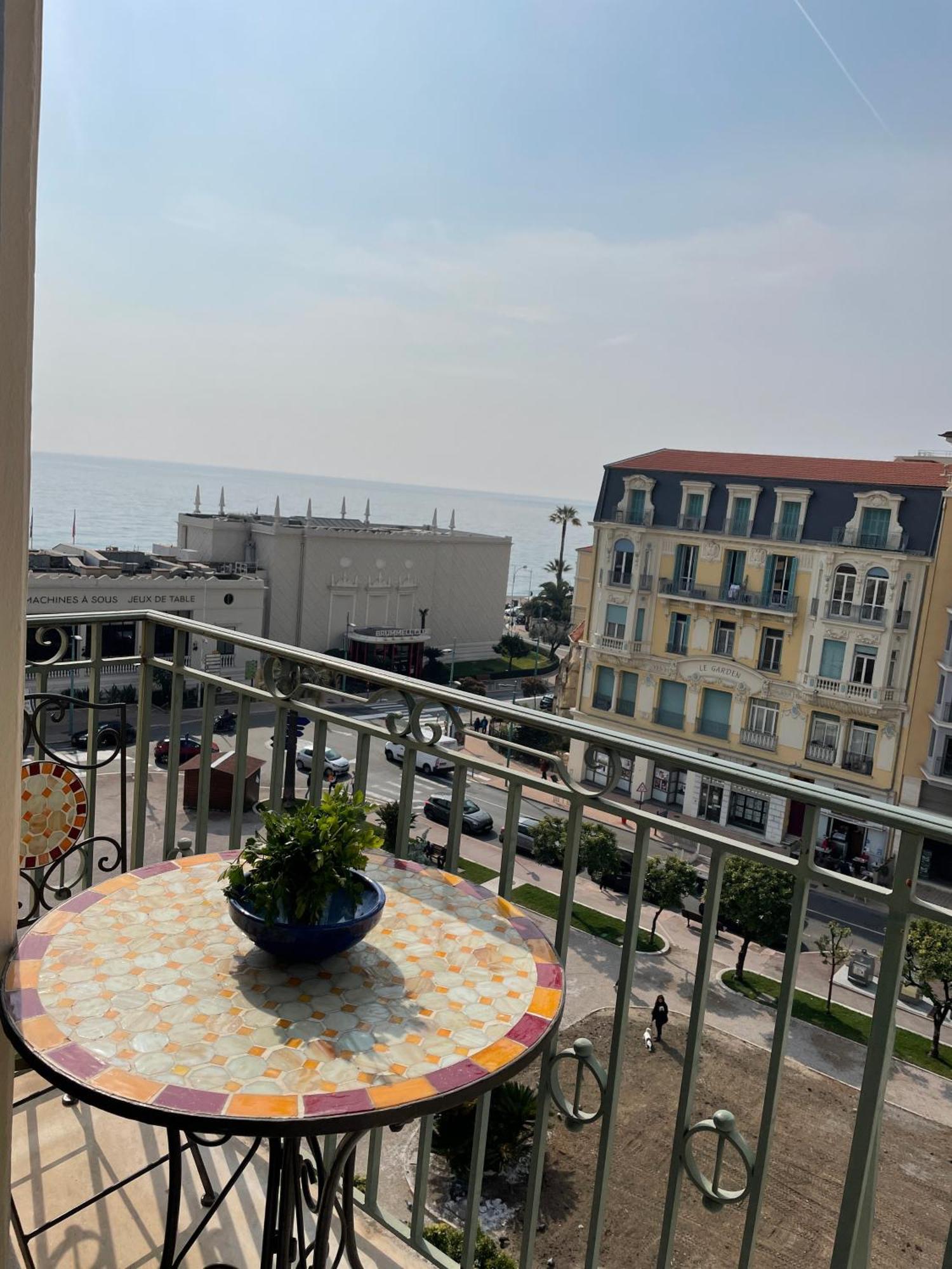 Menton Centre Vue Imprenable Sur Mer Et Jardin Bioves Dış mekan fotoğraf