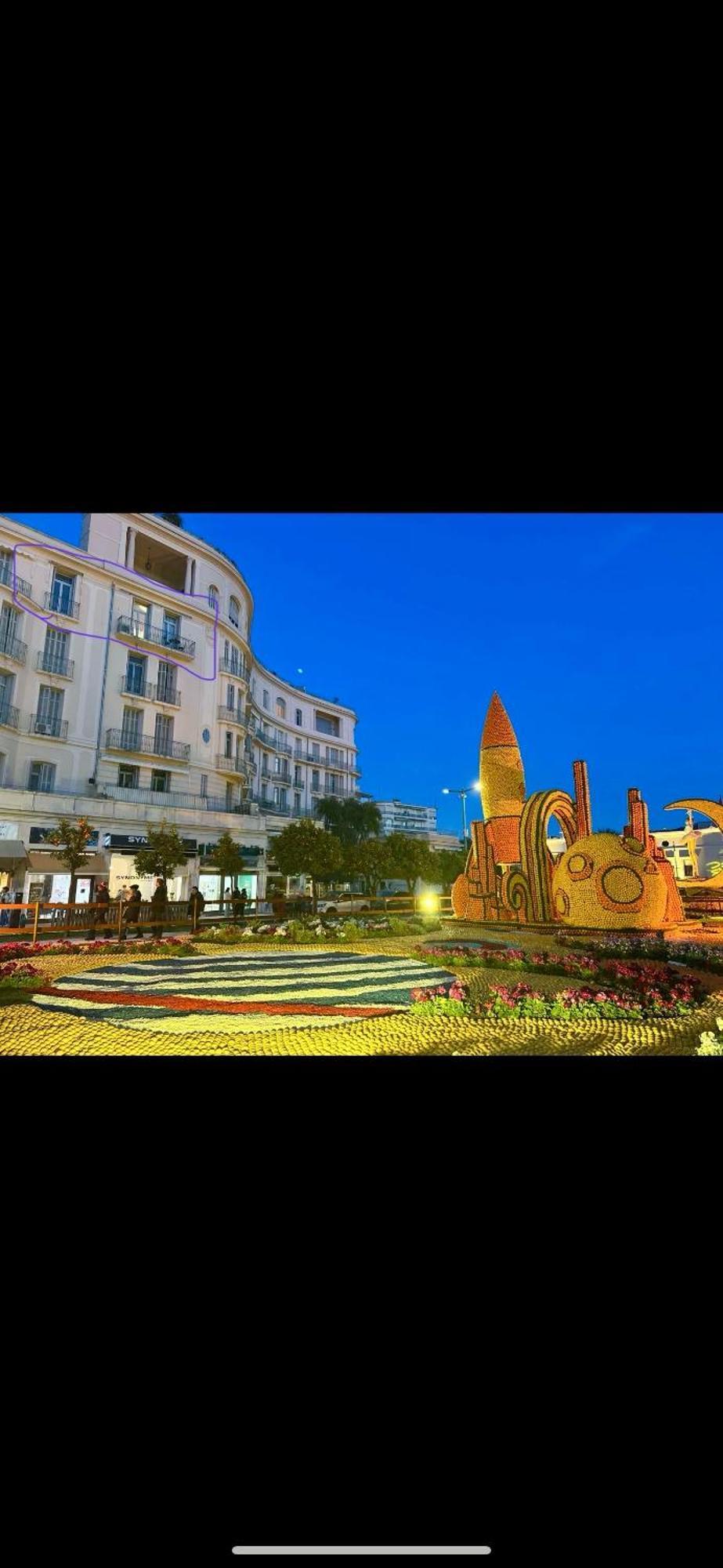 Menton Centre Vue Imprenable Sur Mer Et Jardin Bioves Dış mekan fotoğraf