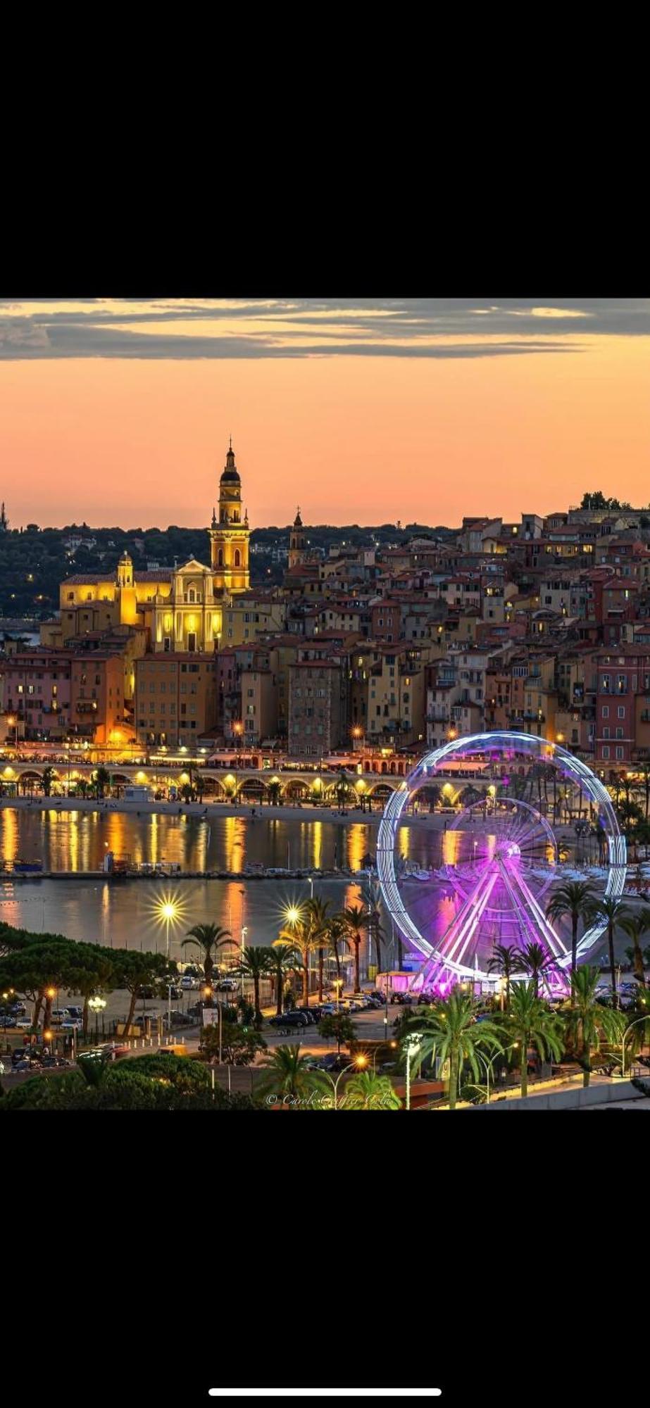 Menton Centre Vue Imprenable Sur Mer Et Jardin Bioves Dış mekan fotoğraf